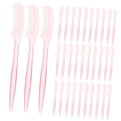 VICASKY 100pcs Mini Eyelash Extensions and Eyebrow Comb Ergonomic Design for Easy Separation and Styling Portable Makeup Tool for Professional Use