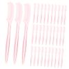 VICASKY 100pcs Mini Eyelash Extensions and Eyebrow Comb Ergonomic Design for Easy Separation and Styling Portable Makeup Tool for Professional Use view 1