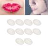 Silicone Lips, Model Soft Silicone Practice Lips, 10PCS Mouth Opening Design with Teeth for Semi Permanent Makeup Practice Teaching Display (Semi Transparent White) view 3