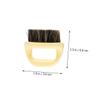Healvian 2pcs Boar Bristle Beard Brush for Grooming and Hair Removal Handheld Portable Tool for Men for Styling and Exfoliating Facial Hair Neck and Ear Cleanup view 2