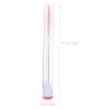Healeved 10pcs Quality Material Eyelash Tube Brush Portable Diamond Decor Eyebrow Spoolie for Natural Finish Makeup view 2