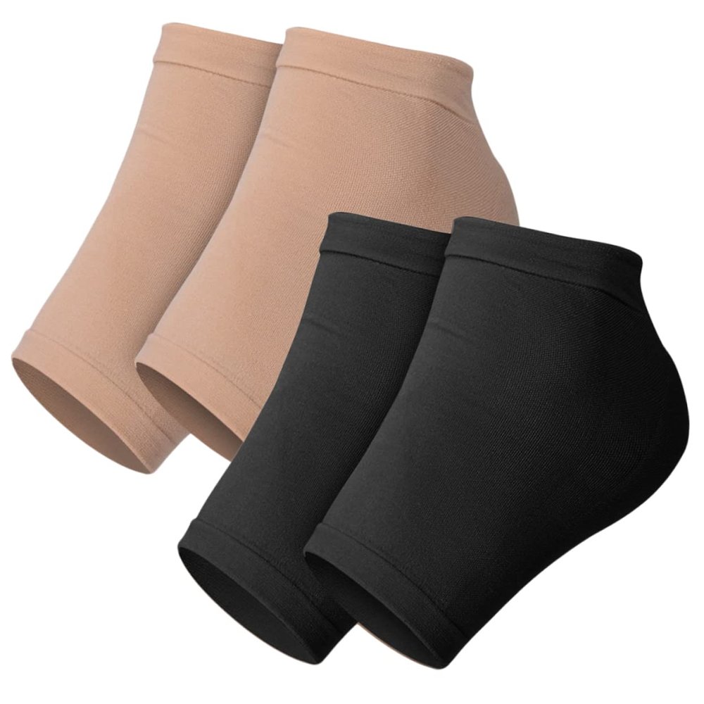 Beaupretty 2pairs Comfortable Heel Socks for Cracked Heels Reusable Foot Sleeves for Dry Skin Care for