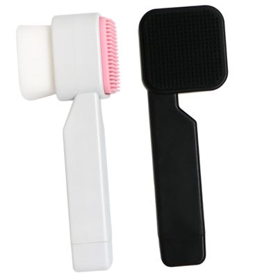 VICASKY 2pcs Face Brush Double Sided Facial Cleansing Brush for Deep Cleaning Exfoliating