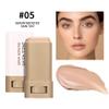 2PCS 3-in-1combining Foundation Stick Beauty Balm Serum Boosted Skin Tint,Solid Tinted Moisturizing Serum Contour Foundation Face for Women,Natural Finish Makeup,Buildable Medium-to-Full Coverage(#05) view 2
