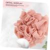 PACKOVE 3pcs Mermaid Tail Shaped Exfoliating Body Sponge Bath Flowers Shower Bath Accessory for Family Travel Hotel Random Style view 3