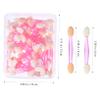 VICASKY 100pcs Double Ended Eyeshadow Applicators Versatile Makeup Brush Kit Skin-friendly Sponge Tips for Effortless Eye Looks for Travel and Daily Use view 4