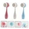 CALLARON 3pcs Manual Face Brush Quality Material Safe for Facial Cleaning Nose Massager Beauty Tool view 3