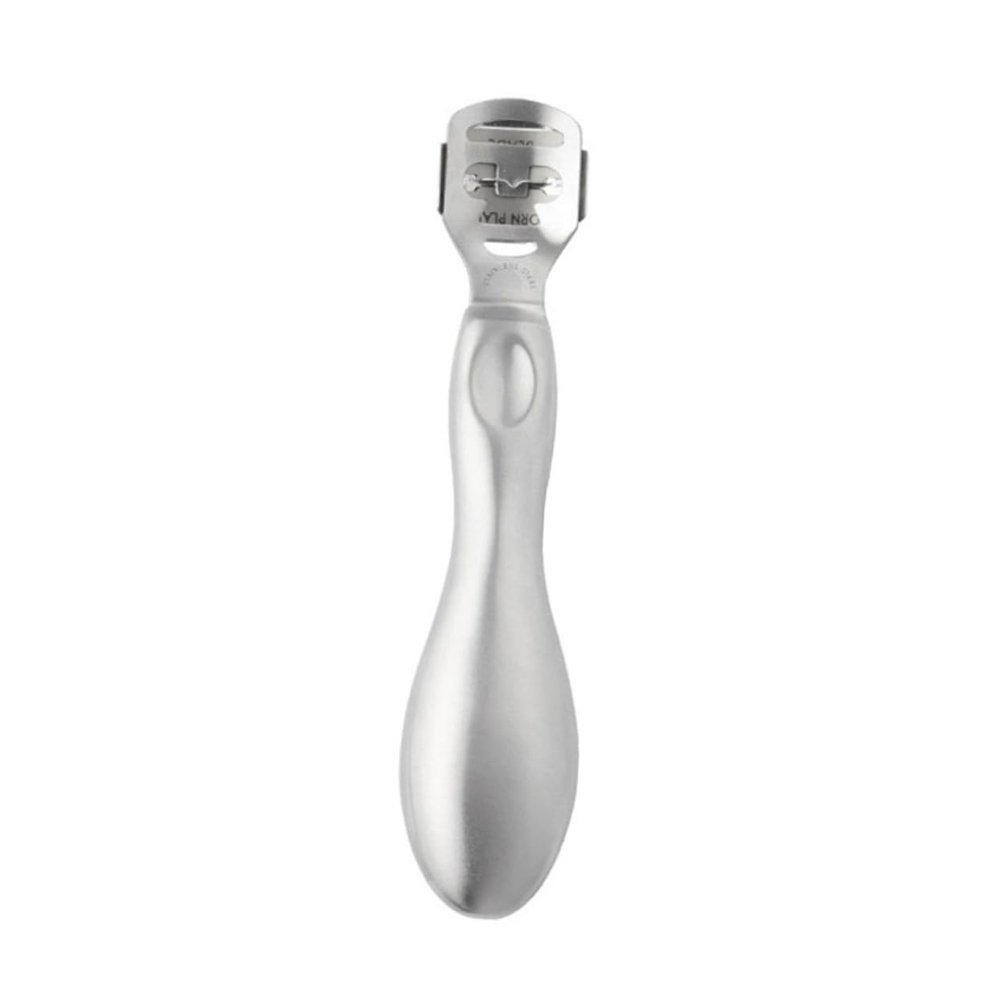 CALLARON Stainless Steel Foot Callus Remover Kit with 1 Replacement Blade Professional Exfoliating Tool for Hard Skin and Calluses for Pedicure and Foot Care at Home
