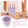 Healeved Makeup Brush Cleaning Bowl Electric Brush Cleaner for Makeup Drying Rack view 3