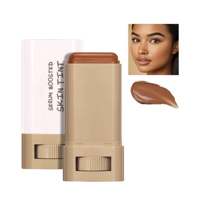 Beauty Balm Serum Boosted Skin Tint, Foundation Stick, Tinted Moisturizer for Face, Full Coverage Foundation, Concealer Stick for Foundation Makeup, Contour Sticks for Face Makeup, Dewy Finish (#03)