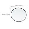 Healeved Simple Mirror Makeup Mirror for Indoor Use Magnification Ages Female Friends view 2