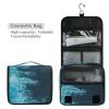 AHENGPAIG Sea Ocean Waves Travel Toiletry Bag With Hanging HookWaterproof Makeup Bag Organizer For Men view 4