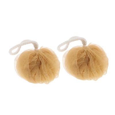 Baluue 2pcs Body Wash Ball Bath Scrubbers Shower Scrubbers Bath Skin Cleaners Massage