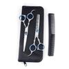 HAKIDZEL Hair Cutting Scissors Kit Hairdressing Tools Set Barber Comb Stainless Steel Scissors for Home Salon view 2