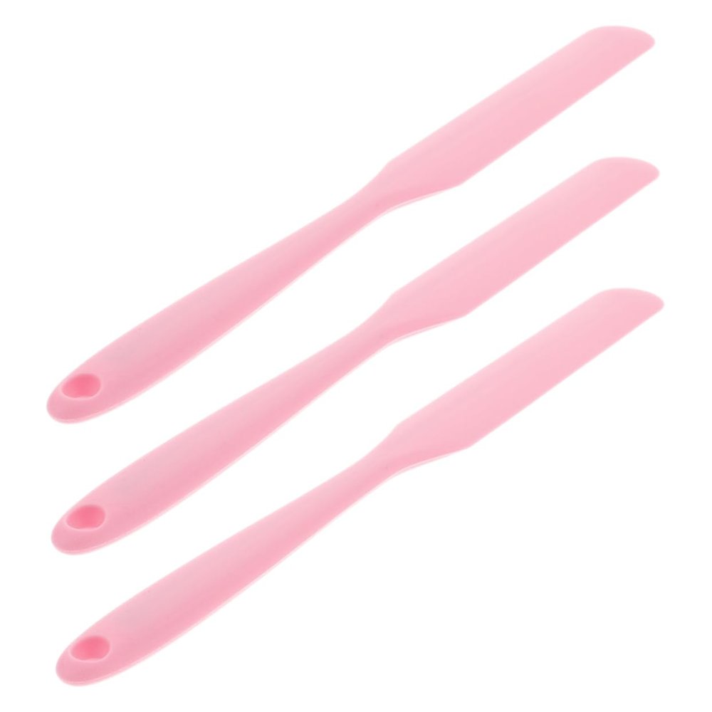 FRCOLOR 3pcs Reusable Non-stick Waxing Sticks for Hair Removal Silicone Hair Wax Applicator Tool Body Waxing Rods for Women