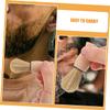 CALLARON 4pcs Men's Beard Brush Soft Bristles and Wooden Handle for Grooming and Cleanup for Home and Barber Shop Use view 3