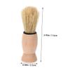 SAFIGLE 4pcs Barber Brush Soft Bristles Wooden Handle Hair Salon Shaving Brush for Men view 2