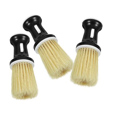 PENIKOKO 3pcs Barber Neck Duster Brush for Hair Salons and Home Use Soft Cleaning Tool for Hair Cutting and Beard Care Detachable for Easy Maintenance and Comfort