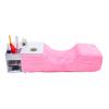 U Shape Eyelash Extension Pillow Curved Memory Foam Lash Bed Pillow with Neck and Back Support Professional Ergonomic Eyelash Grafting Pillow with Two Pockets for Beauty Salon (carmine) view 4