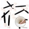 Ipetboom 4bags Double-ended Eyeshadow Sponge Applicators for Makeup Versatile Sponges for Eye Lip and Nose Contouring Easy to Carry Go view 3