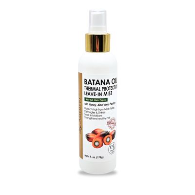 By Natures Batana Oil Thermal Protection Leave In Mist 6 fl.oz, with Honey, Aloe Vera, Papaya