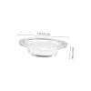 MAGICLULU 3pcs Oil Warmer Replacement Dish of Glass Trays for Candle Warmer Easy to Clean and Decorative view 2