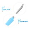 Baluue Silicone Wax Spatulas Reusable Hair Removal Applicators for Hard Wax Non-stick Design for Home and Salon Use and Travel-friendly Waxing Tools view 3