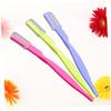 CALLARON 3pcs Stainless Steel Eyebrow Razor Brow Scissors Portable Facial Tool Eyebrow Trimmer for Women Makeup Tool Kit Shaper view 2
