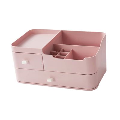 Angoily 1pc Type Makeup Organizer Compact Desktop Storage Box for Cosmetics and Sundries Lightweight and Sturdy Design for Home Office and More
