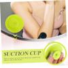 PartyKindom 3pcs Silicone Makeup Brush Cleaner Pad Brush Cleaning Cup Mat Makeup Scrubber view 4