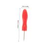 PACKOVE 10pcs Glue Piercing Needles Stainless Steel Nozzle Pins for Eyelash Glue Bottles Blocking Nozzle Pins Salon Supplies view 2