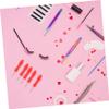 PACKOVE 10pcs Glue Piercing Needles Stainless Steel Nozzle Pins for Eyelash Glue Bottles Blocking Nozzle Pins Salon Supplies view 3