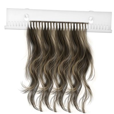 ERINGOGO Hair Extension Display Stand Styling Holder Braiding Hair Mount Acrylic Easy Access