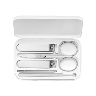 Agnail Clippers Stainless Steel Nail Clippers Pedicure Care Trimmer Portable File with Storage Shell Toenail Pliers
