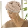 BESPORTBLE 2pcs Pineapple Dry Hair Cap Towel Hair Shower Cap Hair Drying Hat Women Hair Bonnet for Sleeping Hair Towel Wrap Quick Drying Bath Cap Head Wrap Towel for Wet Hair Coral Fleece view 4