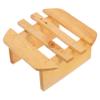 ABOOFAN 1pc Solid Foot Bath Stool for Japanese Bathing Minimalist Design Wooden Foot Stool for Bathroom Spa and Relaxation view 1