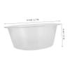 CALLARON Transparent Foot Soaking Tub Plastic Foot Bath Basin for for Relaxation and Comfort view 2