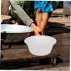 CALLARON Transparent Foot Soaking Tub Plastic Foot Bath Basin for for Relaxation and Comfort view 4