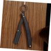 BIUDECO Stainless Steel Barber Razor Holder Portable Beard Razor Handle for Men Shaving and Barber Supplies view 3