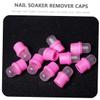 Healvian 20pcs Professional Nail Soaker Caps Reusable Nail Remover Covers for Easy Soak off High-class Accessory for Home and Salon Use view 2