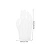 ABOOFAN 10 Pairs - Gloves for Men White Formal Gloves 3 Fingers Breathable for Performance Jewelry Store Handling view 2
