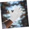 ABOOFAN 10 Pairs - Gloves for Men White Formal Gloves 3 Fingers Breathable for Performance Jewelry Store Handling view 4