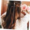 NOLITOY 2pcs Long Shiny Snake Hair Clips for Women Fashion Hair Accessories Tassels for Ponytail Holders and view 3