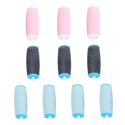 CALLARON 10pcs Foot Exfoliator Replacement Roller for and Dead Skin Removal Ergonomic Design for Home and Salon Use
