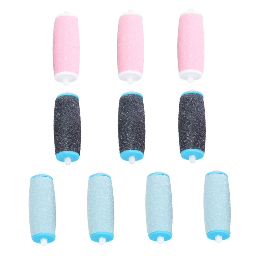 CALLARON 10pcs Foot Exfoliator Replacement Roller for and Dead Skin Removal Ergonomic Design for Home and Salon Use