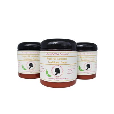 ARGAN Oil CONDITIONER - SISTERLOCKS Dreadlocks Loc Styles Natural Hair (pack of 3)