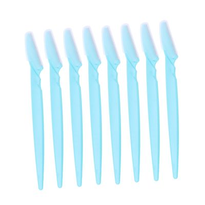 VICASKY Stainless Steel Eyebrow Razors 30pcs Portable Facial Trimmers for Women Ergonomic Handle Makeup Tool for Precise Shaping