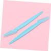 VICASKY Stainless Steel Eyebrow Razors 30pcs Portable Facial Trimmers for Women Ergonomic Handle Makeup Tool for Precise Shaping view 3