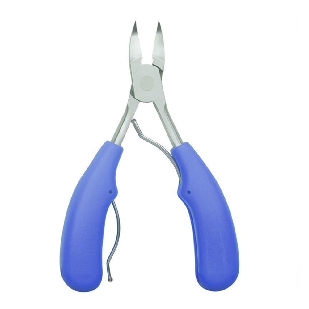 Agnail Clippers Stainless Steel Nail Clippers,Nail Groove Special Manicure Scissors Toenail Pliers(Blue)