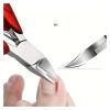 Agnail Clippers Stainless Steel Nail Clippers,Nail Groove Special Manicure Scissors Toenail Pliers(Blue) view 2